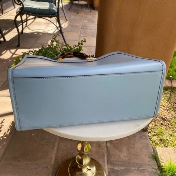 SOLD Fendi Sunshine Medium Light Blue Leather Shopper - Picture 8 of 13